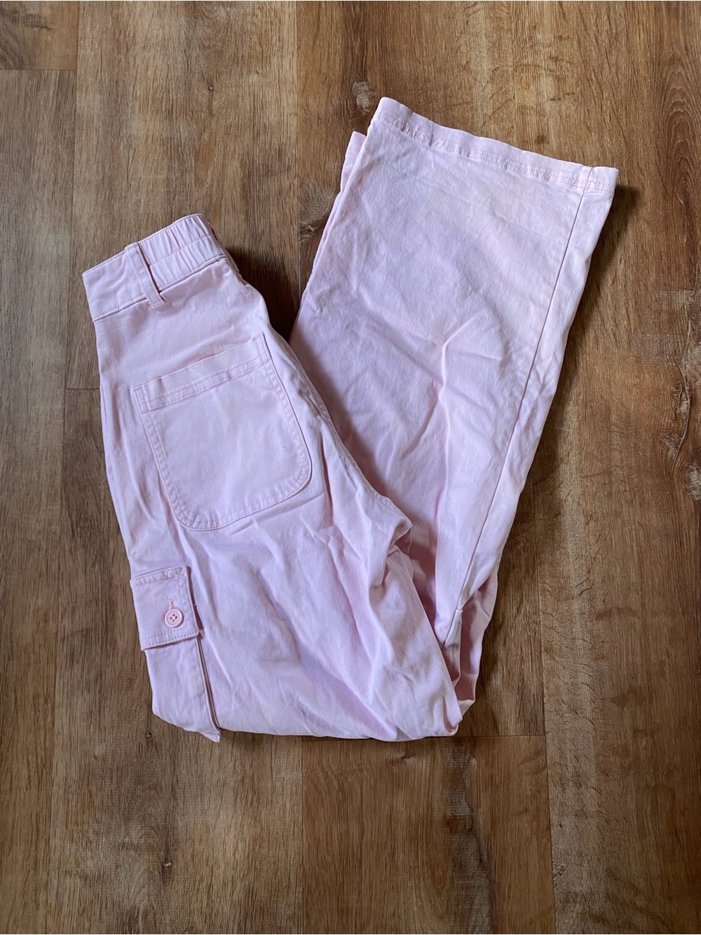 Baby pink cargo pants